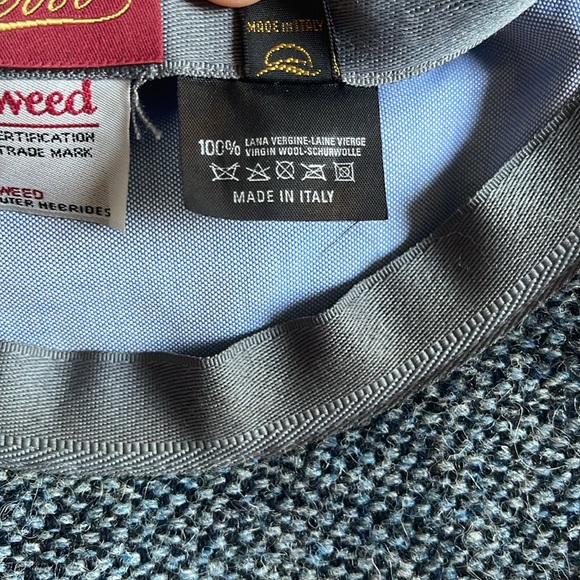 Harris Tweed Flat Cap by Cervo - Picture 6 of 6